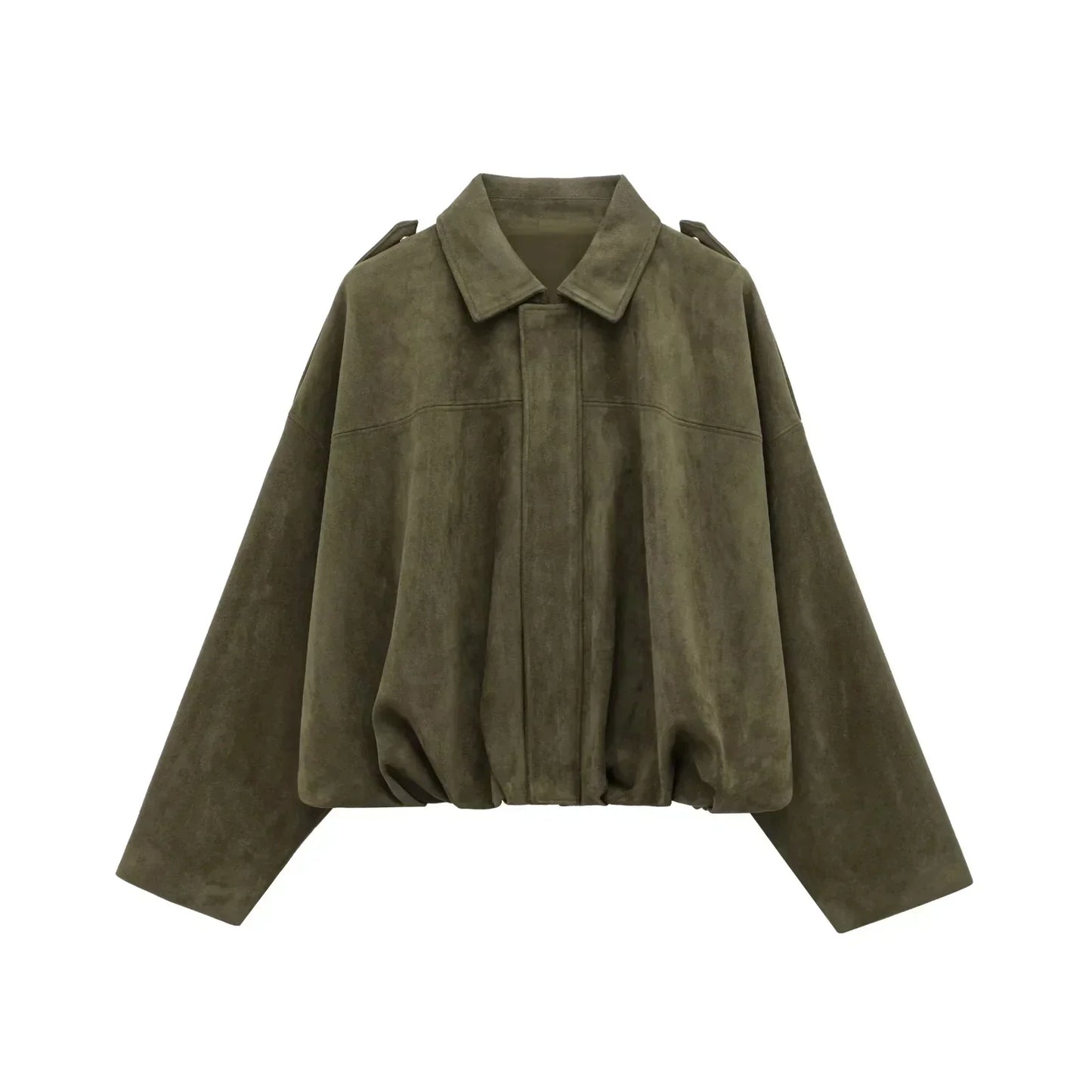 Koriora | Veste Mila — Veste Femme Effet Daim Élégante & Coupe Oversize