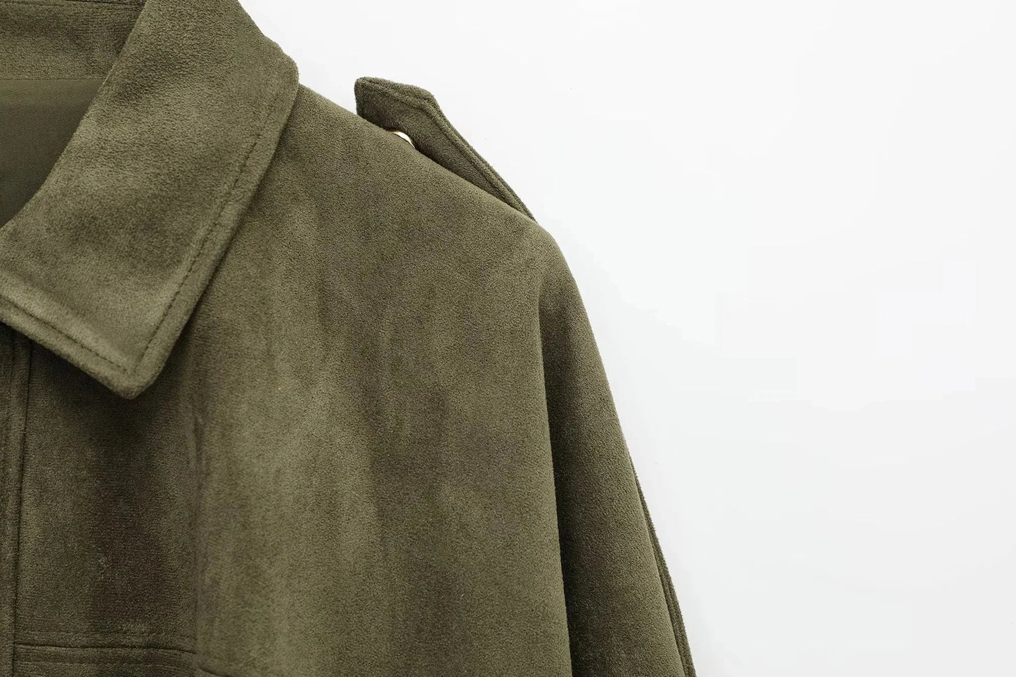 Koriora | Veste Mila — Veste Femme Effet Daim Élégante & Coupe Oversize