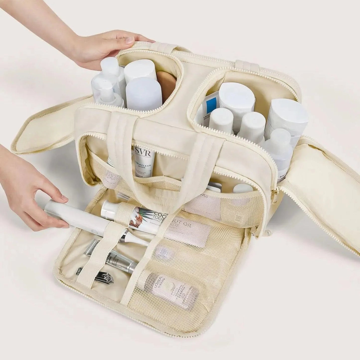 Koriora | Trousse de Toilette Cloud Duffle — Design Nuage Couleurs Vives Voyage