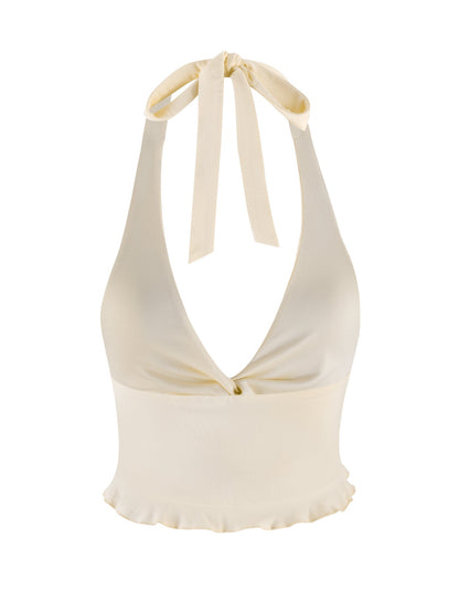 Koriora | Ensemble Halter Maxi Leja — Top Twist & Jupe Fluide Élégante