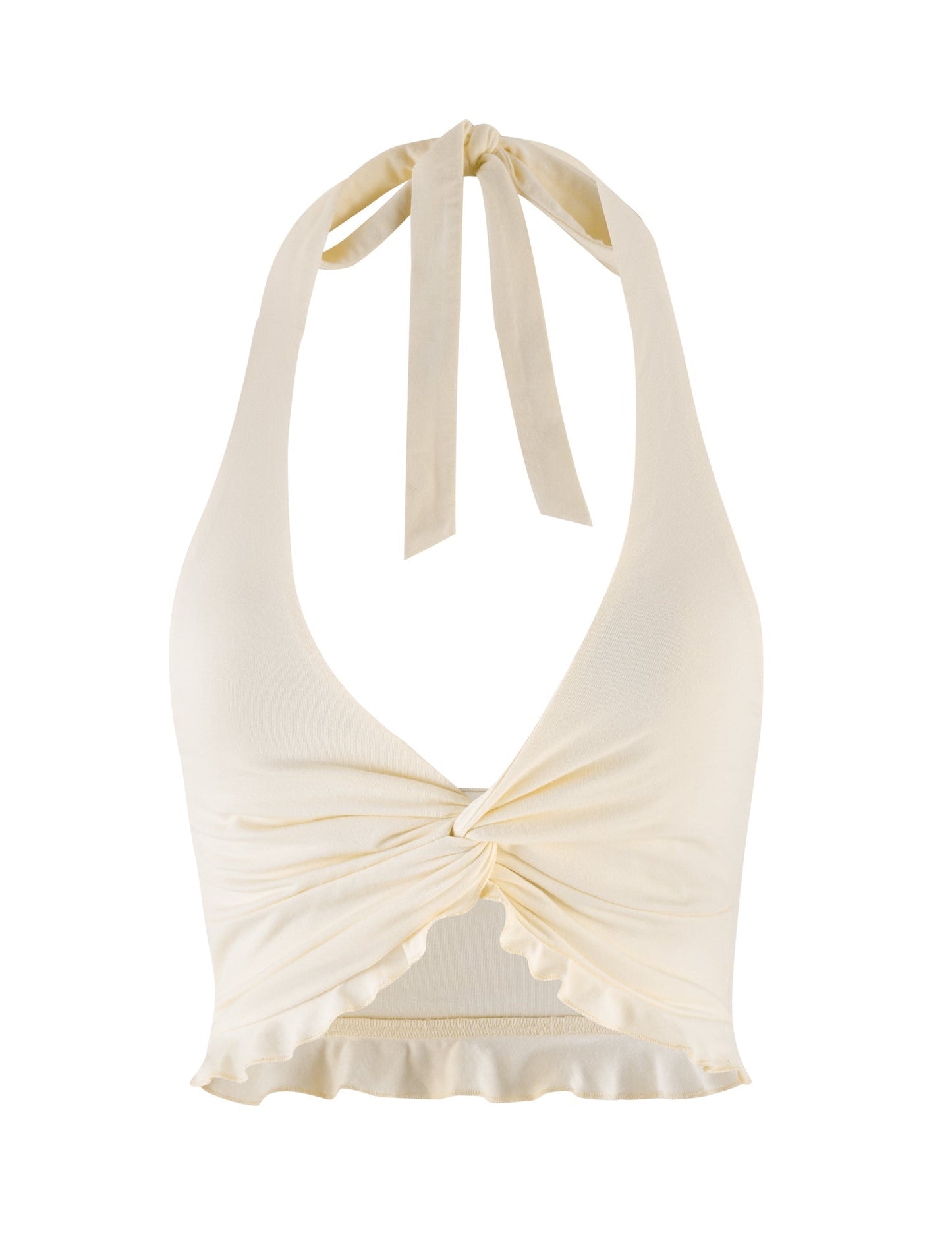 Koriora | Ensemble Halter Maxi Leja — Top Twist & Jupe Fluide Élégante