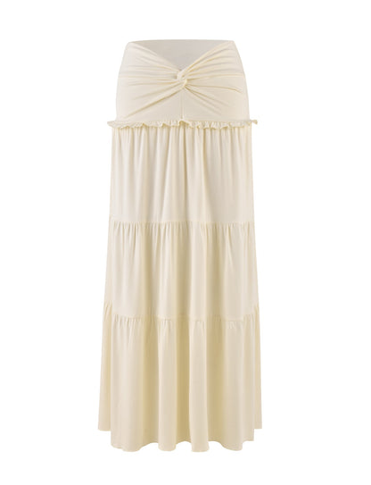 Koriora | Ensemble Halter Maxi Leja — Top Twist & Jupe Fluide Élégante