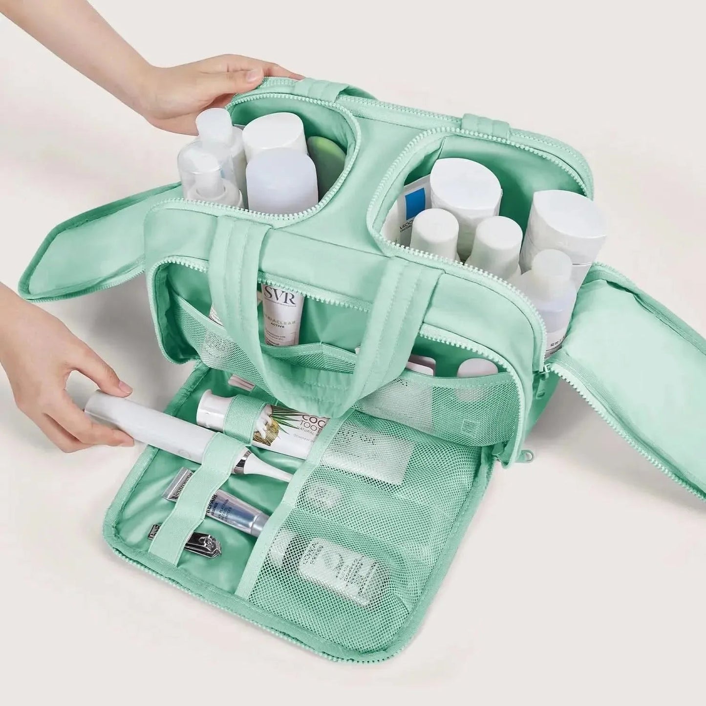 Koriora | Trousse de Toilette Cloud Duffle — Design Nuage Couleurs Vives Voyage