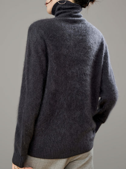 Women's Roll-Neck Jumper – Soft Knit and Relaxed Fit