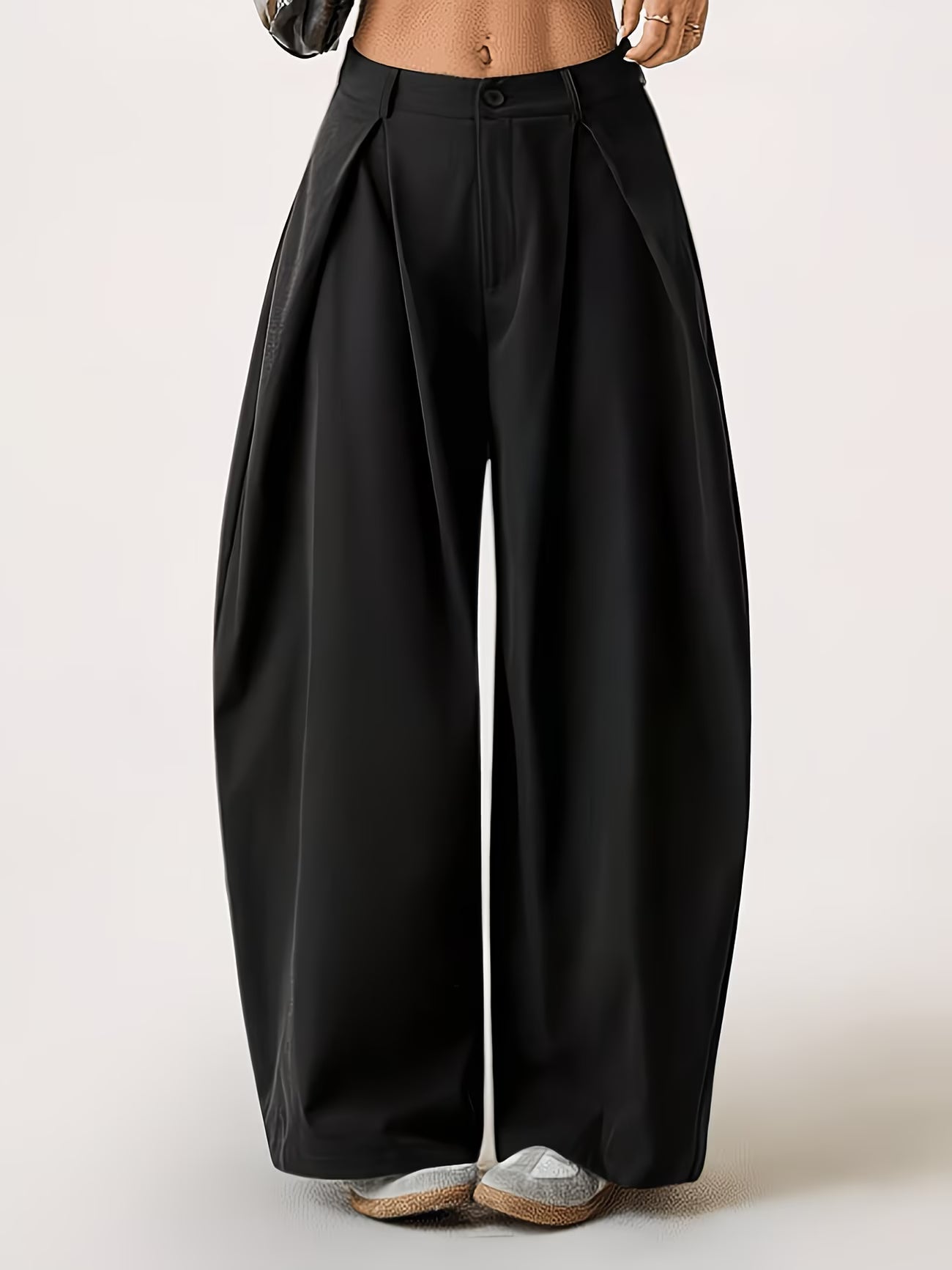 Koriora | Pantalon Palazzo Éloïse — Pantalon Taille Haute Femme Extra Large Élégant & Chic