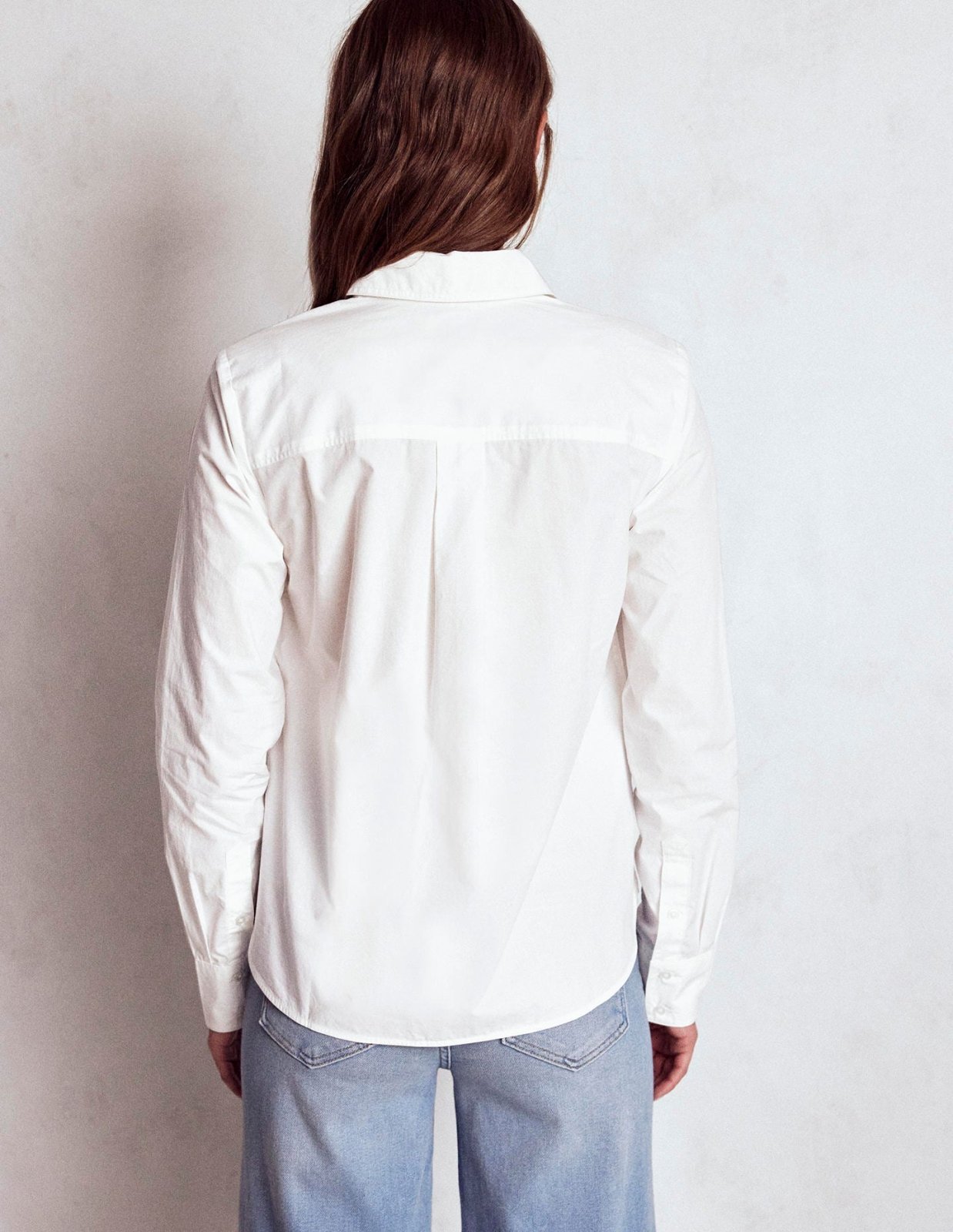 Koriora | Chemise Boutonnée Coton Blanc Femme — Coupe Ajustée & Élégance Intemporelle