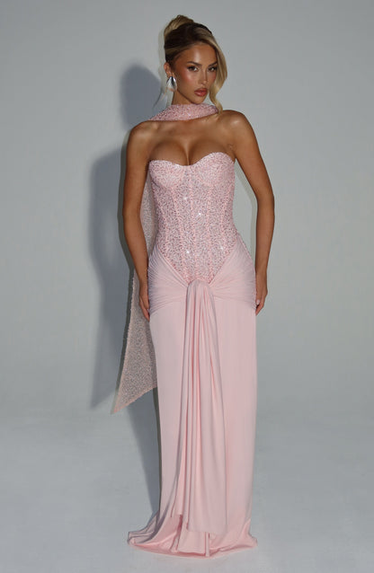 Koriora | Robe longue bustier élégante Soraya