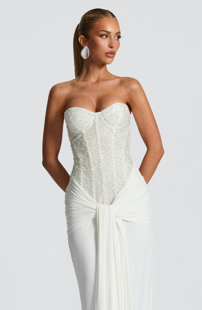 Koriora | Robe longue bustier élégante Soraya