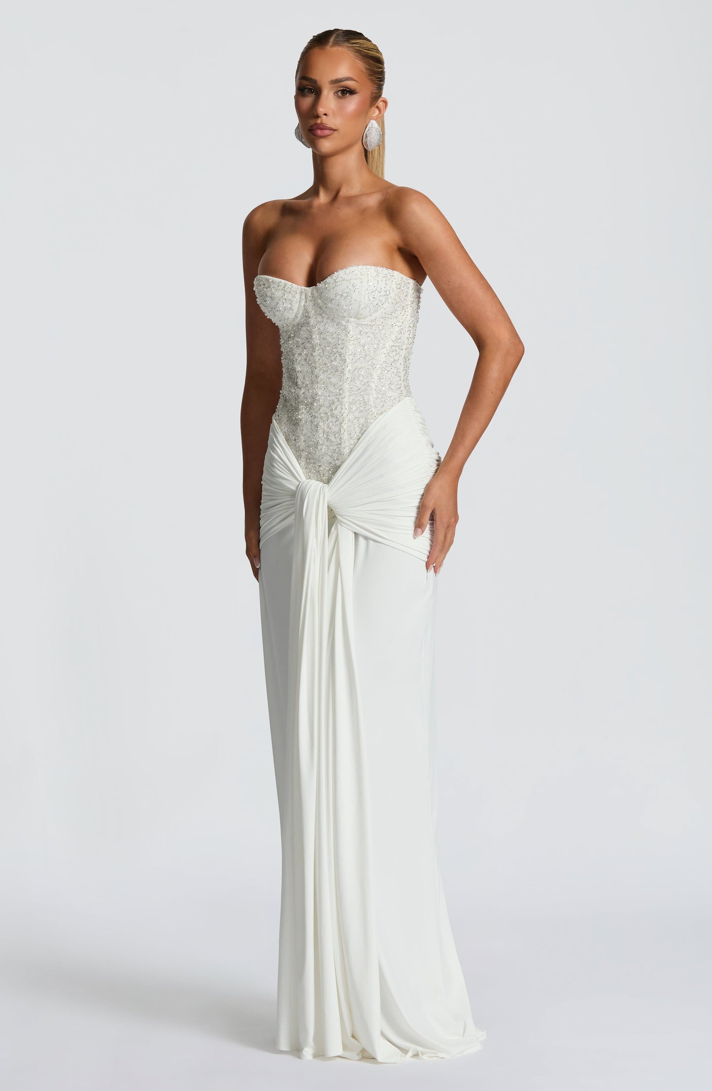 Koriora | Robe longue bustier élégante Soraya