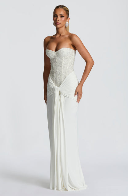 Koriora | Robe longue bustier élégante Soraya