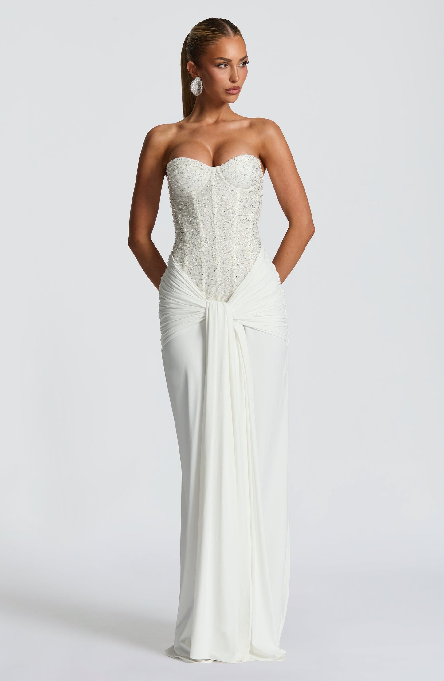 Koriora | Robe longue bustier élégante Soraya
