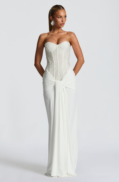 Koriora | Robe longue bustier élégante Soraya