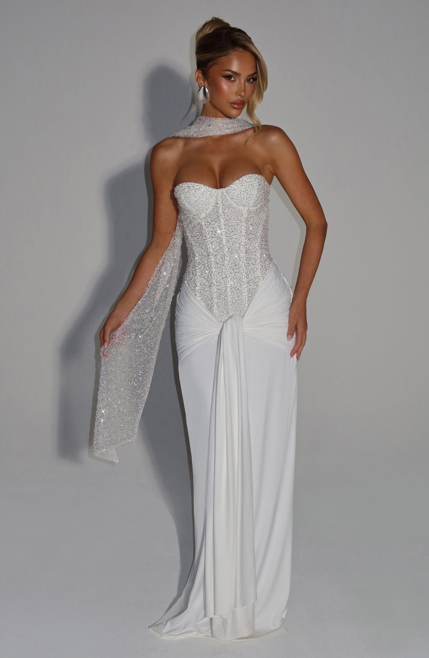 Koriora | Robe longue bustier élégante Soraya
