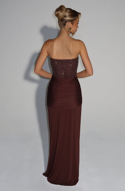 Koriora | Robe longue bustier élégante Soraya