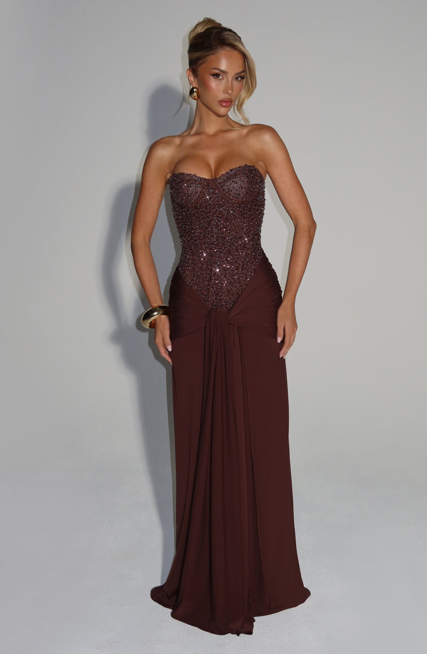 Koriora | Robe longue bustier élégante Soraya