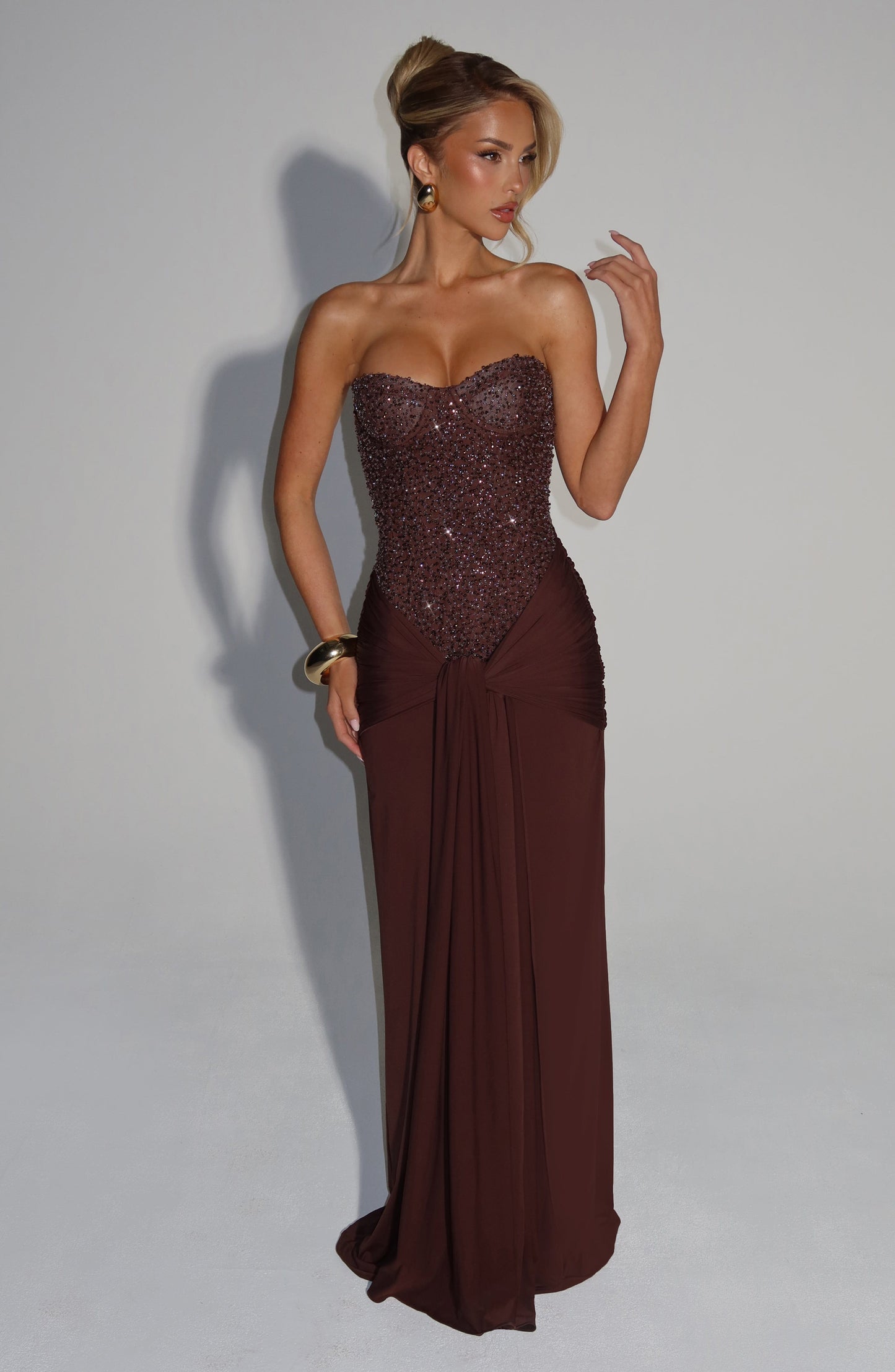 Koriora | Robe longue bustier élégante Soraya