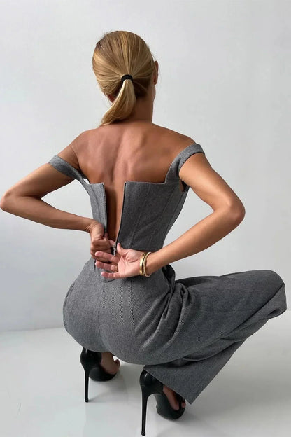 Koriora | Ensemble Blazer & Combinaison Femme — Coupe Structurée & Élégance Professionnelle