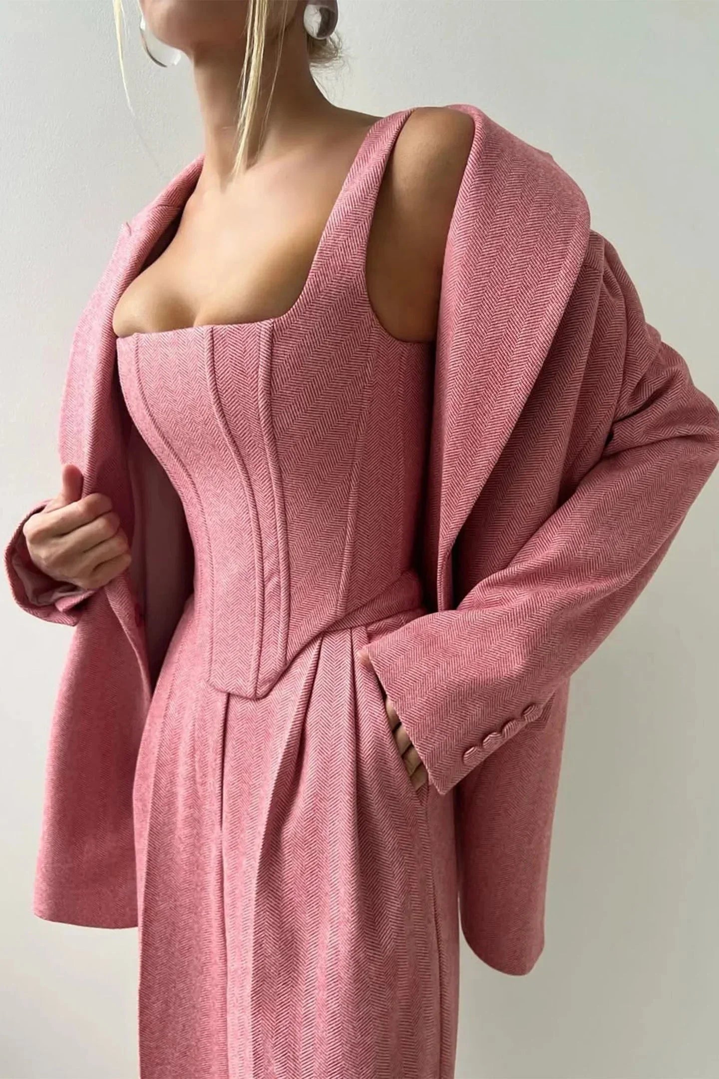 Koriora | Ensemble Blazer & Combinaison Femme — Coupe Structurée & Élégance Professionnelle