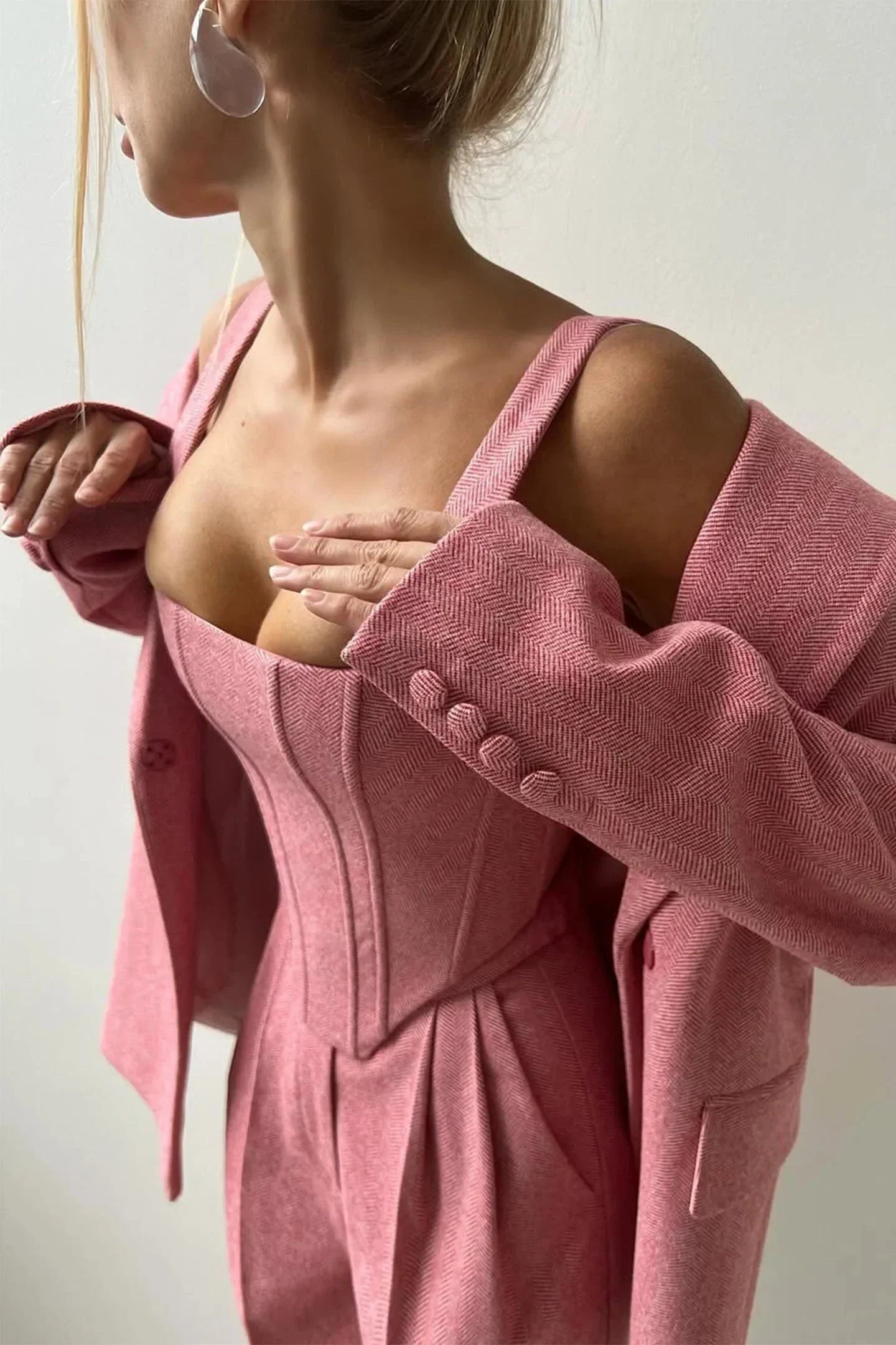Koriora | Ensemble Blazer & Combinaison Femme — Coupe Structurée & Élégance Professionnelle