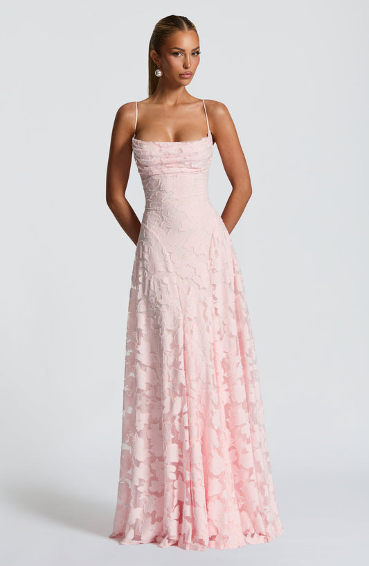 Koriora | Robe longue fleurie romantique Élise