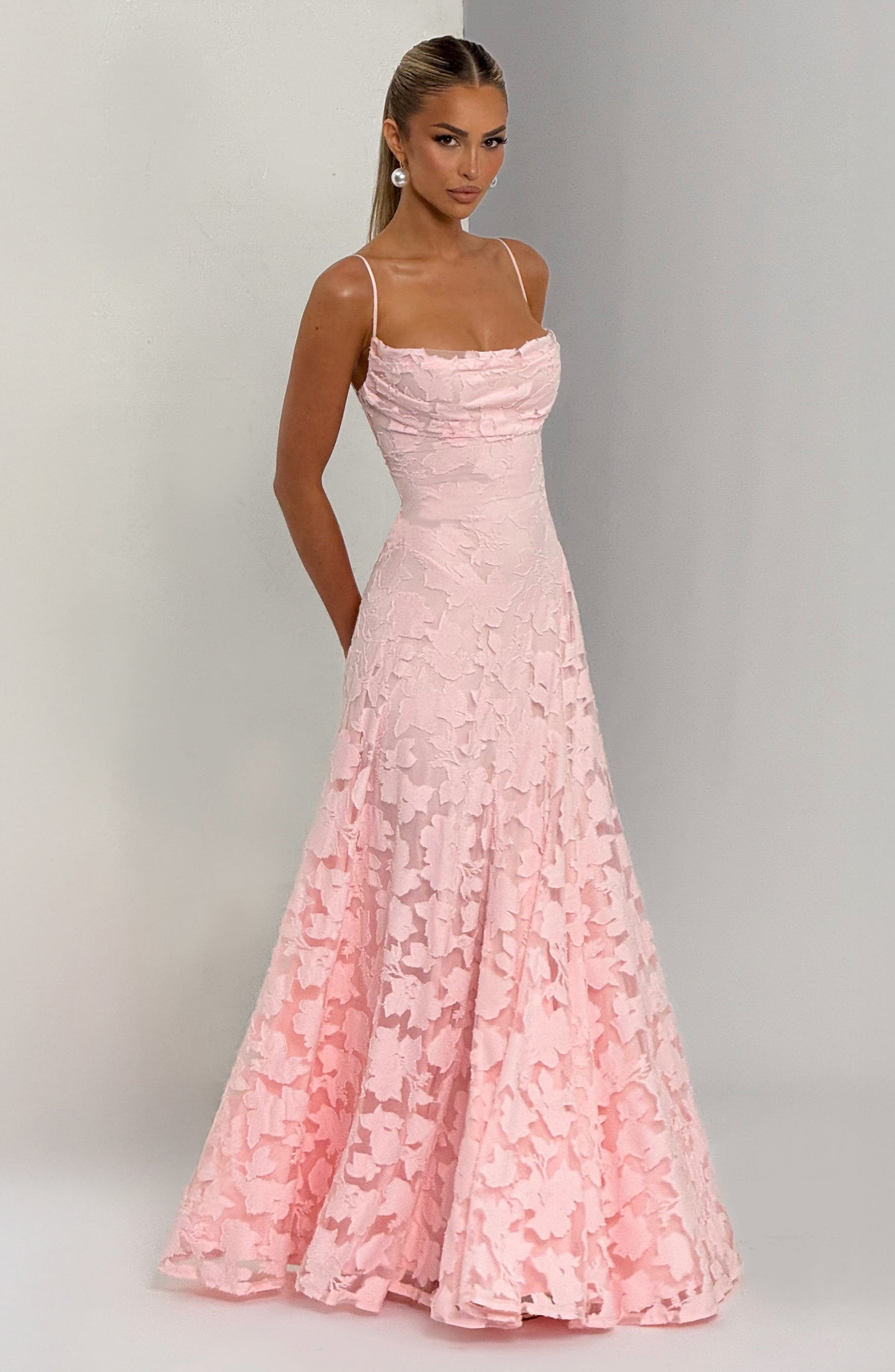 Koriora | Robe longue fleurie romantique Élise