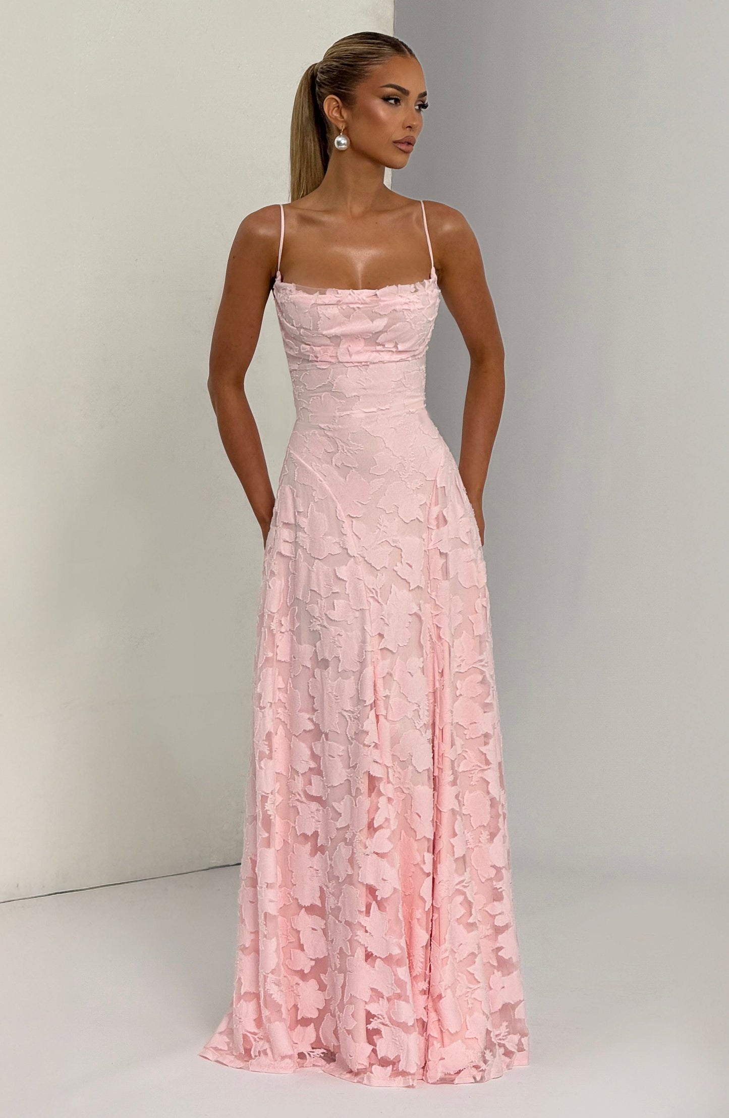 Koriora | Robe longue fleurie romantique Élise