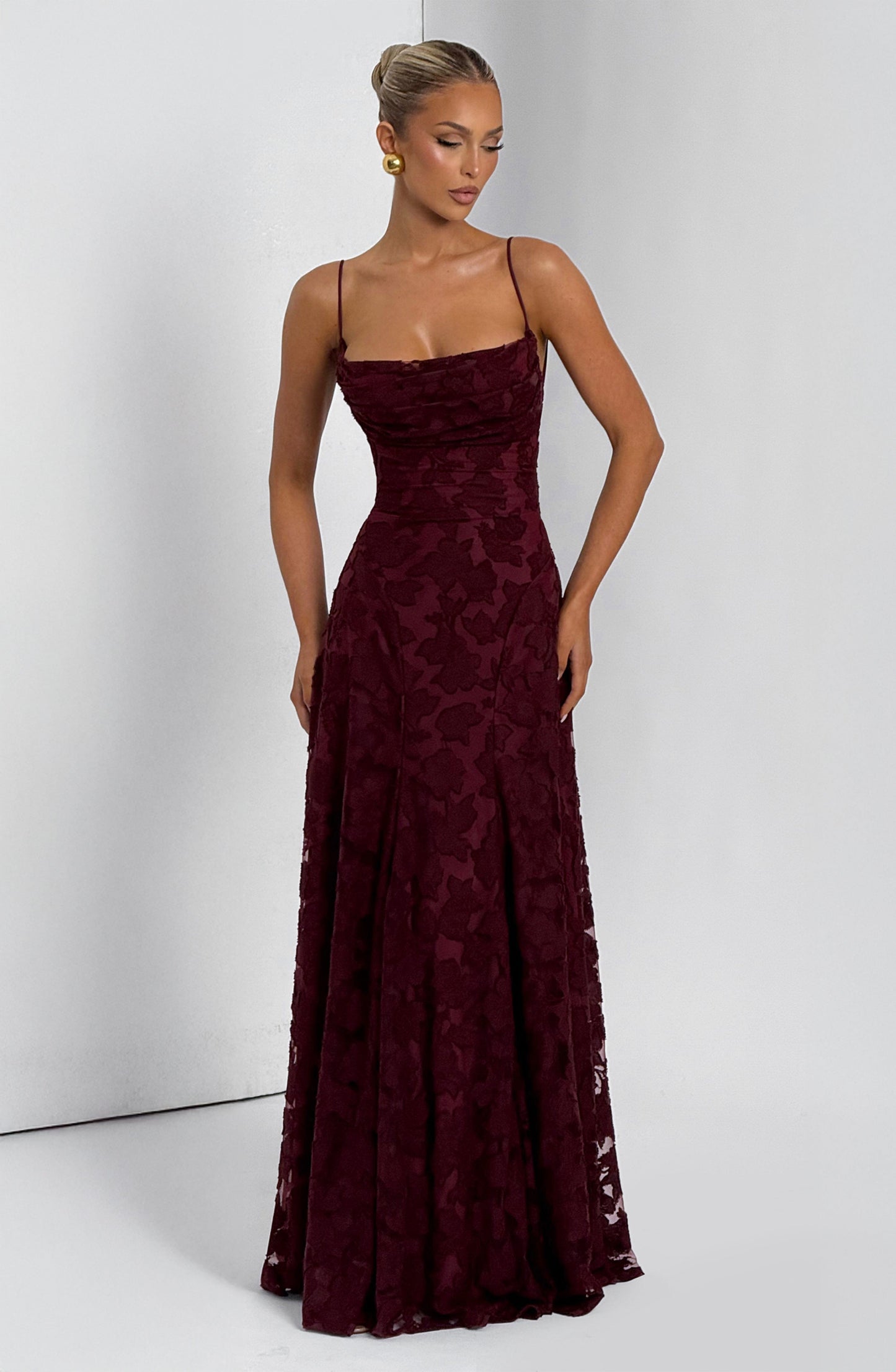 Koriora | Robe longue fleurie romantique Élise