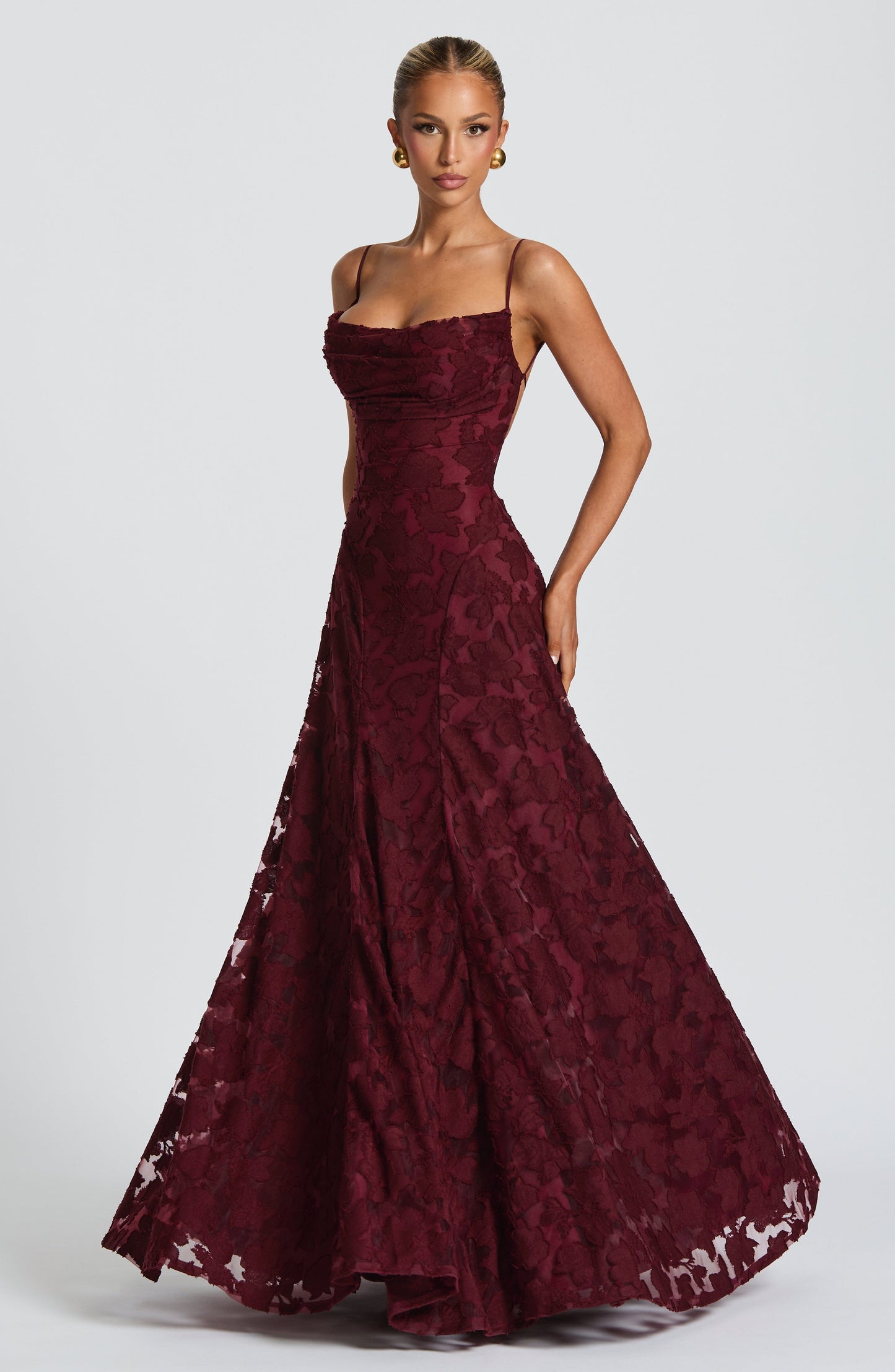 Koriora | Robe longue fleurie romantique Élise