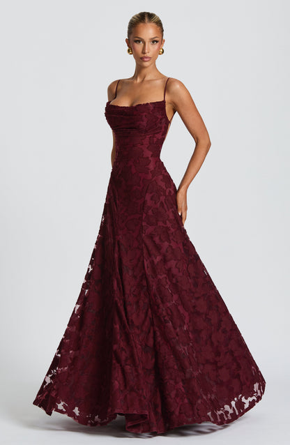 Koriora | Robe longue fleurie romantique Élise