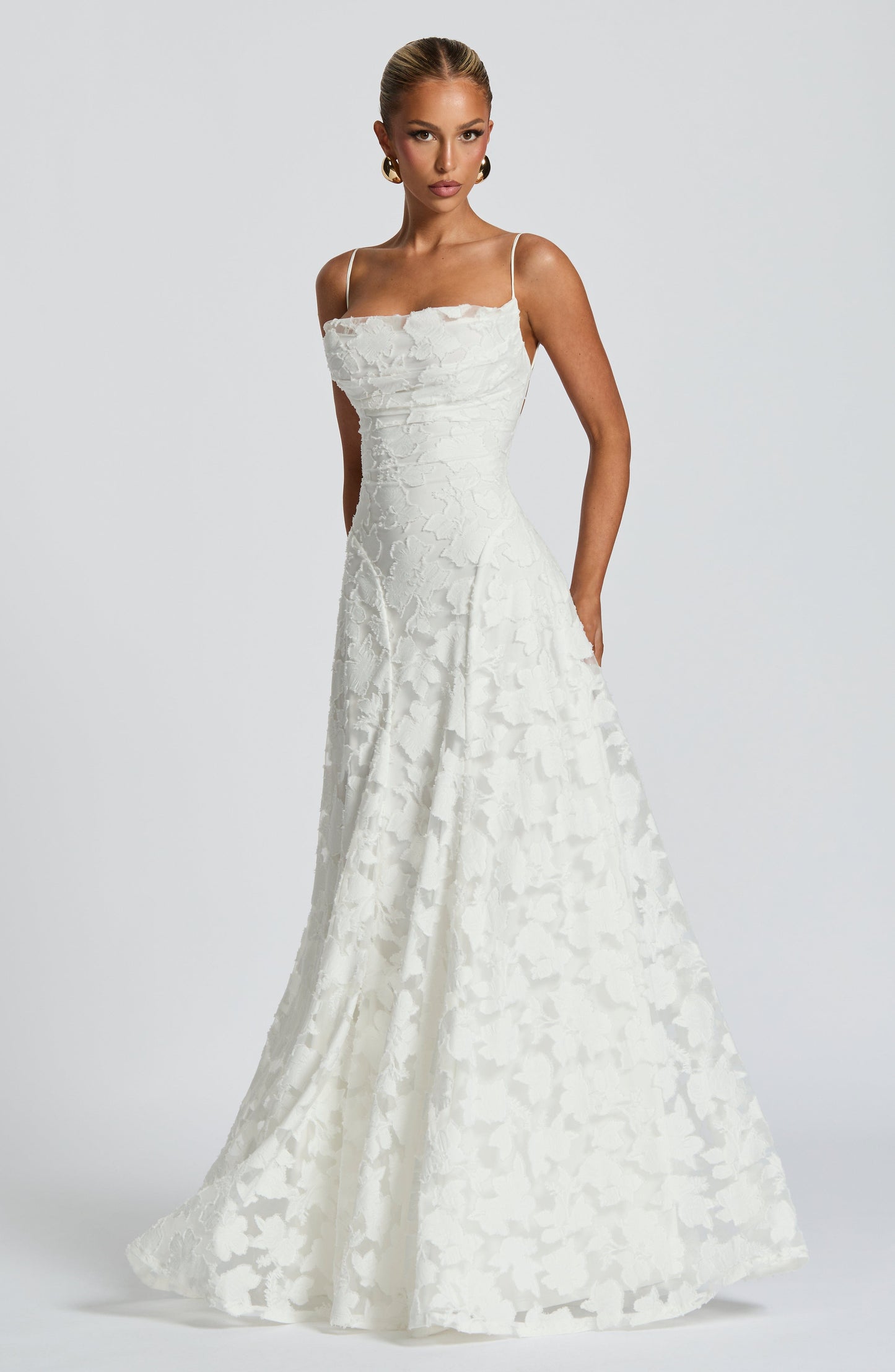 Koriora | Robe longue fleurie romantique Élise