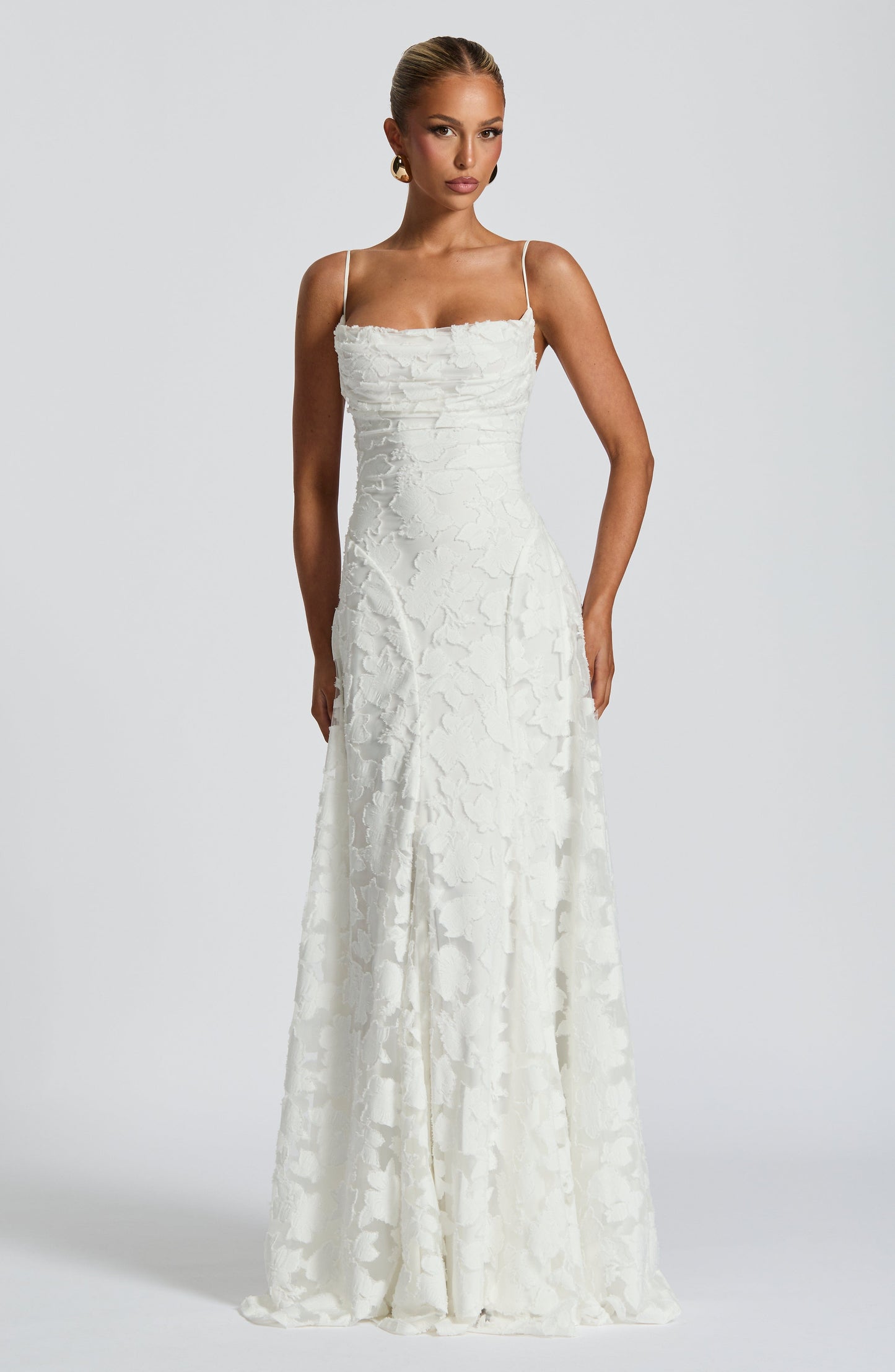 Koriora | Robe longue fleurie romantique Élise
