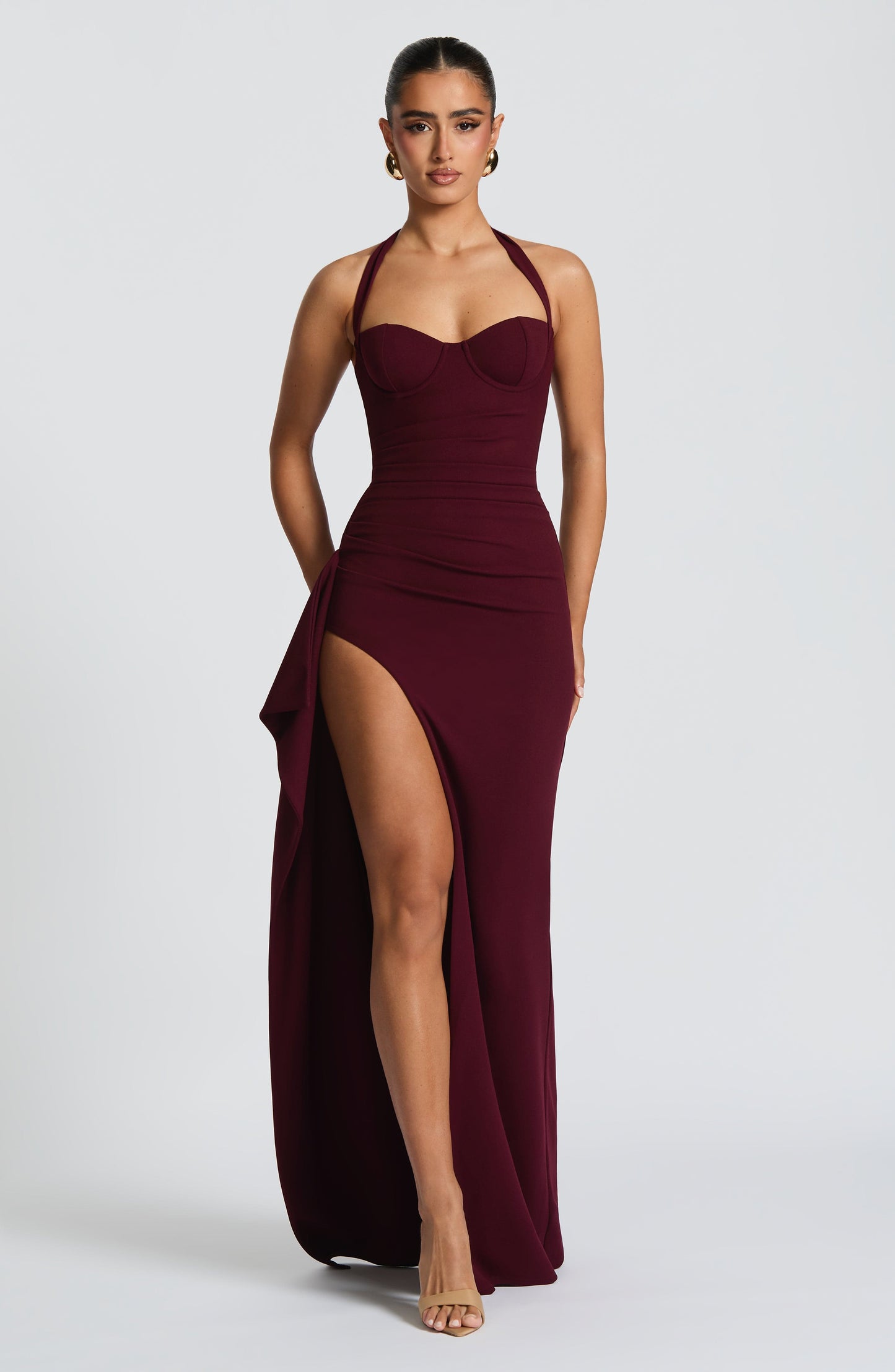 Koriora | Robe longue fendue Genette