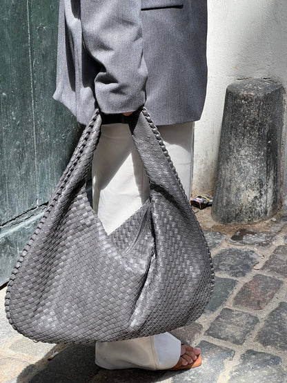 Koriora | Sac NOLA Cuir Vegan 3 Compartiments — Grand Format & Organisation Parfaite