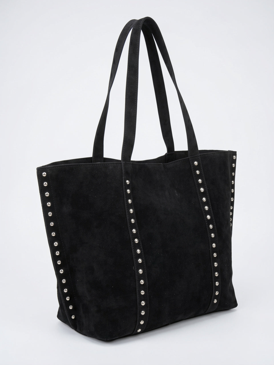 Sac Cabas Femme Marron Effet Daim Grand Format Style Vintage
