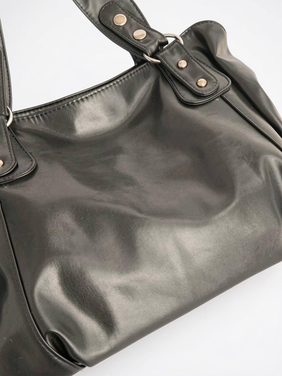 Sac Bandoulière Femme Marron Grand Format – Effet Cuir Style Vintage