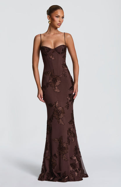 Koriora | Robe longue fleurie Mirelle