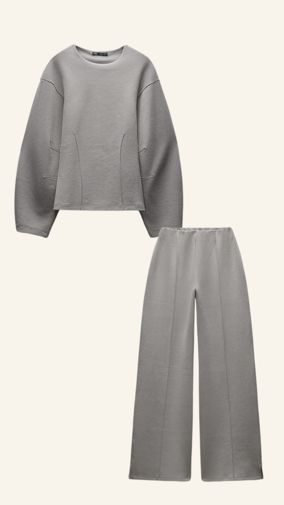Sophia Women's Two-Piece Set – Minimalist Relaxed Style