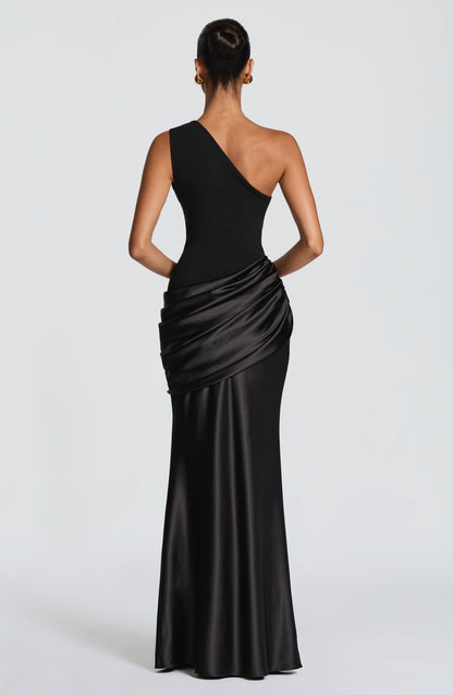 Koriora | Robe longue asymétrique Abbey
