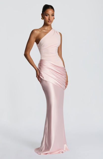 Koriora | Robe longue asymétrique Abbey