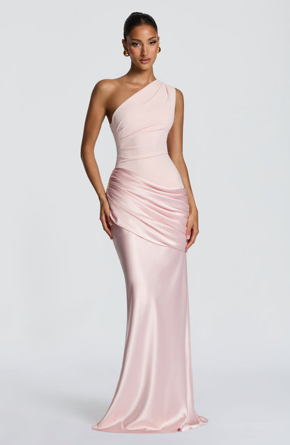 Koriora | Robe longue asymétrique Abbey