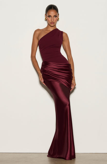 Koriora | Robe longue asymétrique Abbey