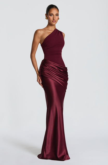 Koriora | Robe longue asymétrique Abbey
