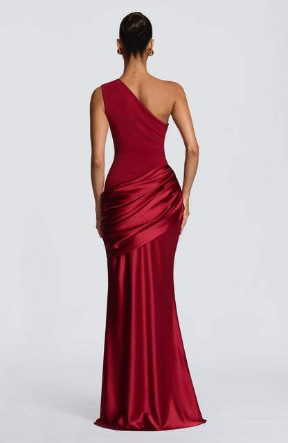 Koriora | Robe longue asymétrique Abbey
