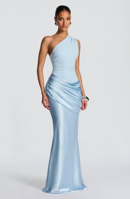 Koriora | Robe longue asymétrique Abbey