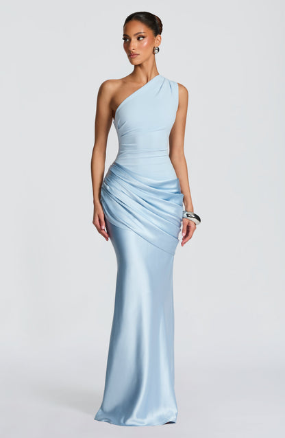 Koriora | Robe longue asymétrique Abbey