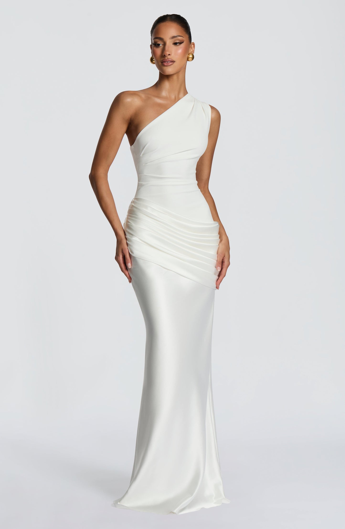 Koriora | Robe longue asymétrique Abbey