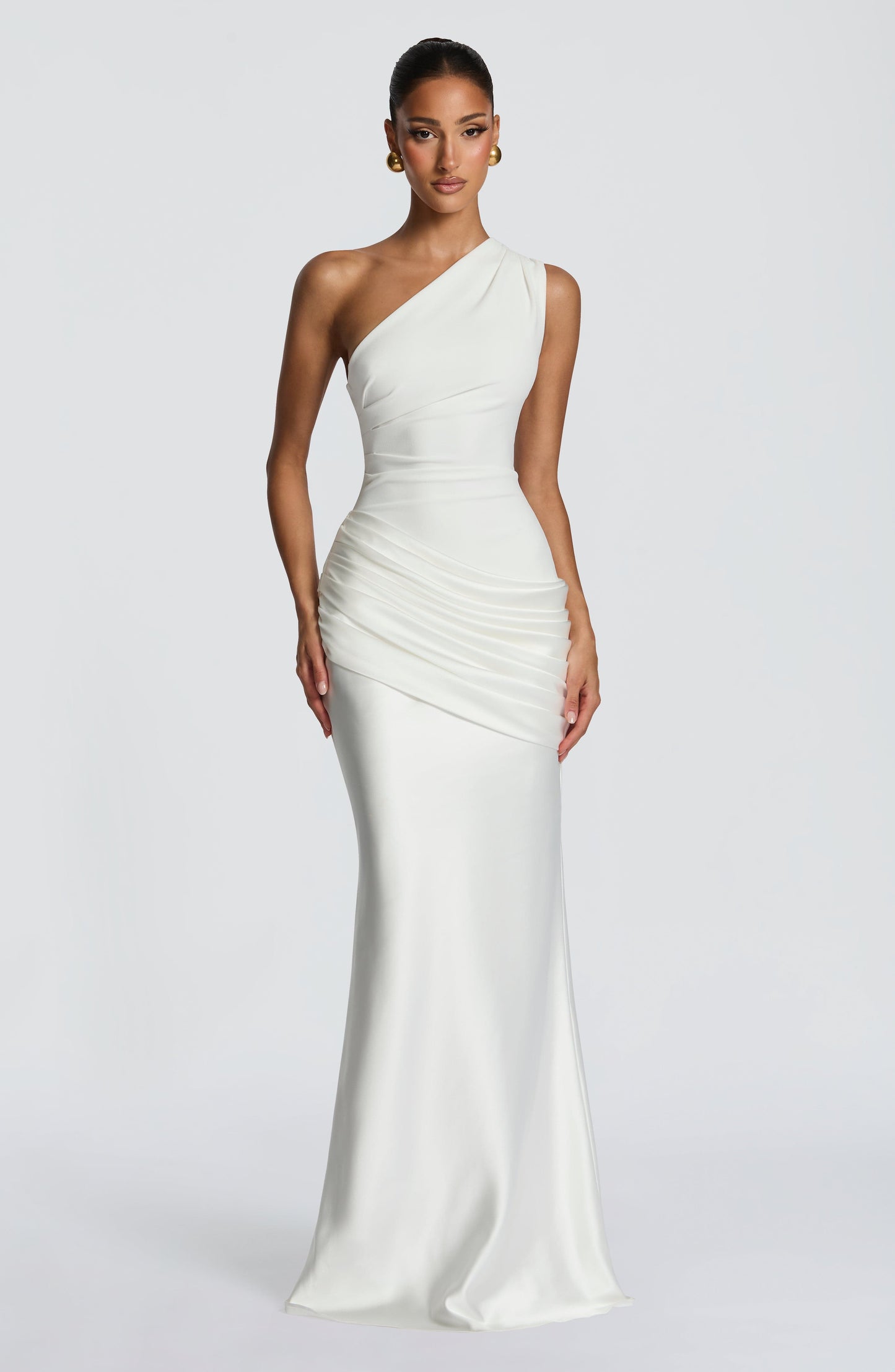 Koriora | Robe longue asymétrique Abbey