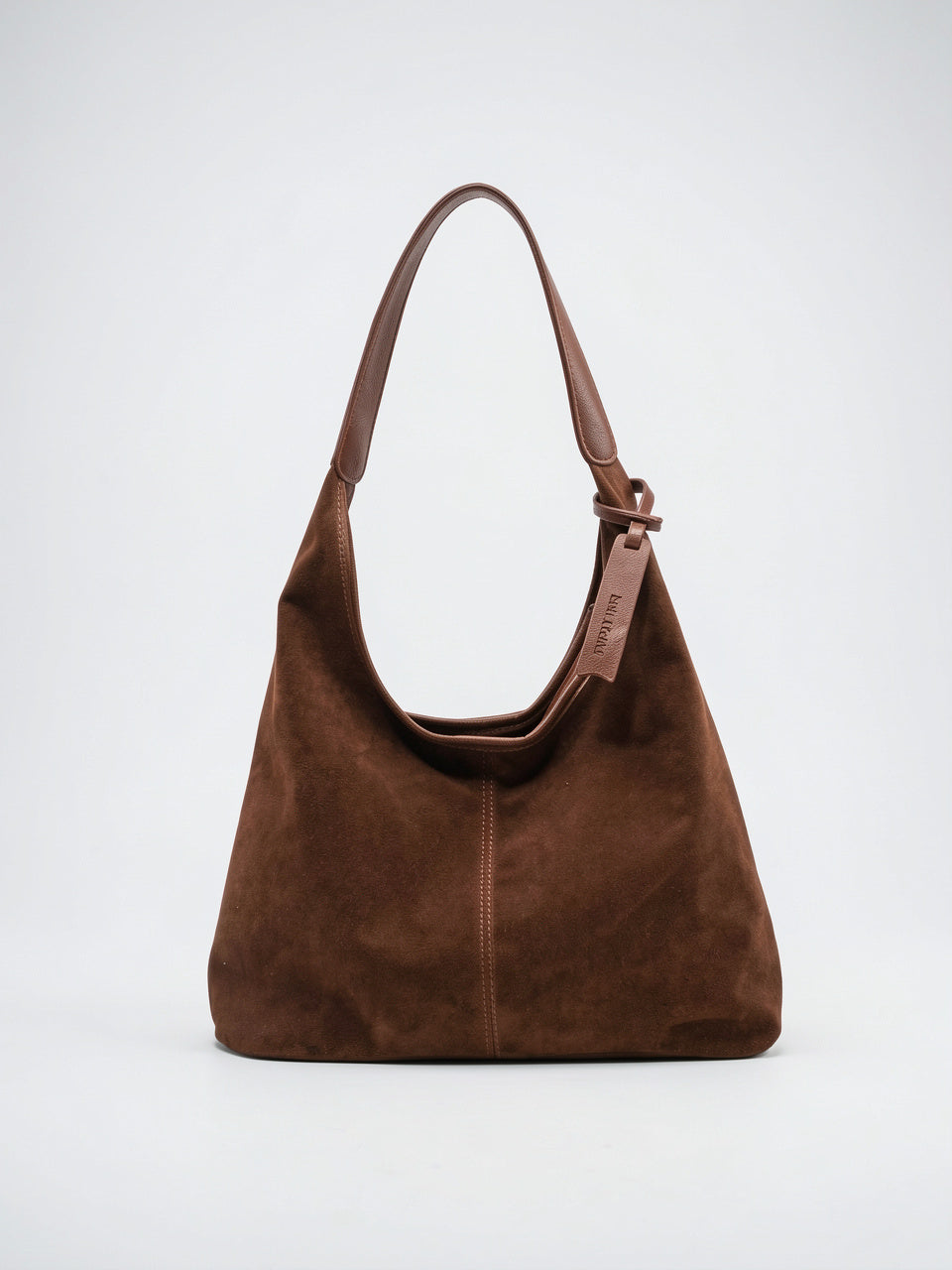 Sac Cabas Femme Grand Format Marron – Effet Cuir, Poche PC & Fermeture Zippée