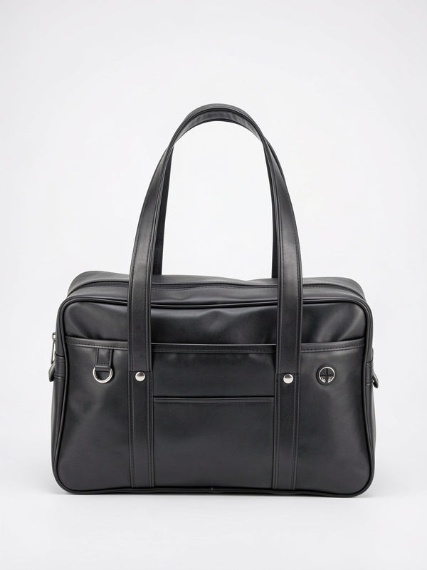 Sac Cabas Femme Grand Format Marron  Effet Cuir, Poche PC & Fermeture Zippée