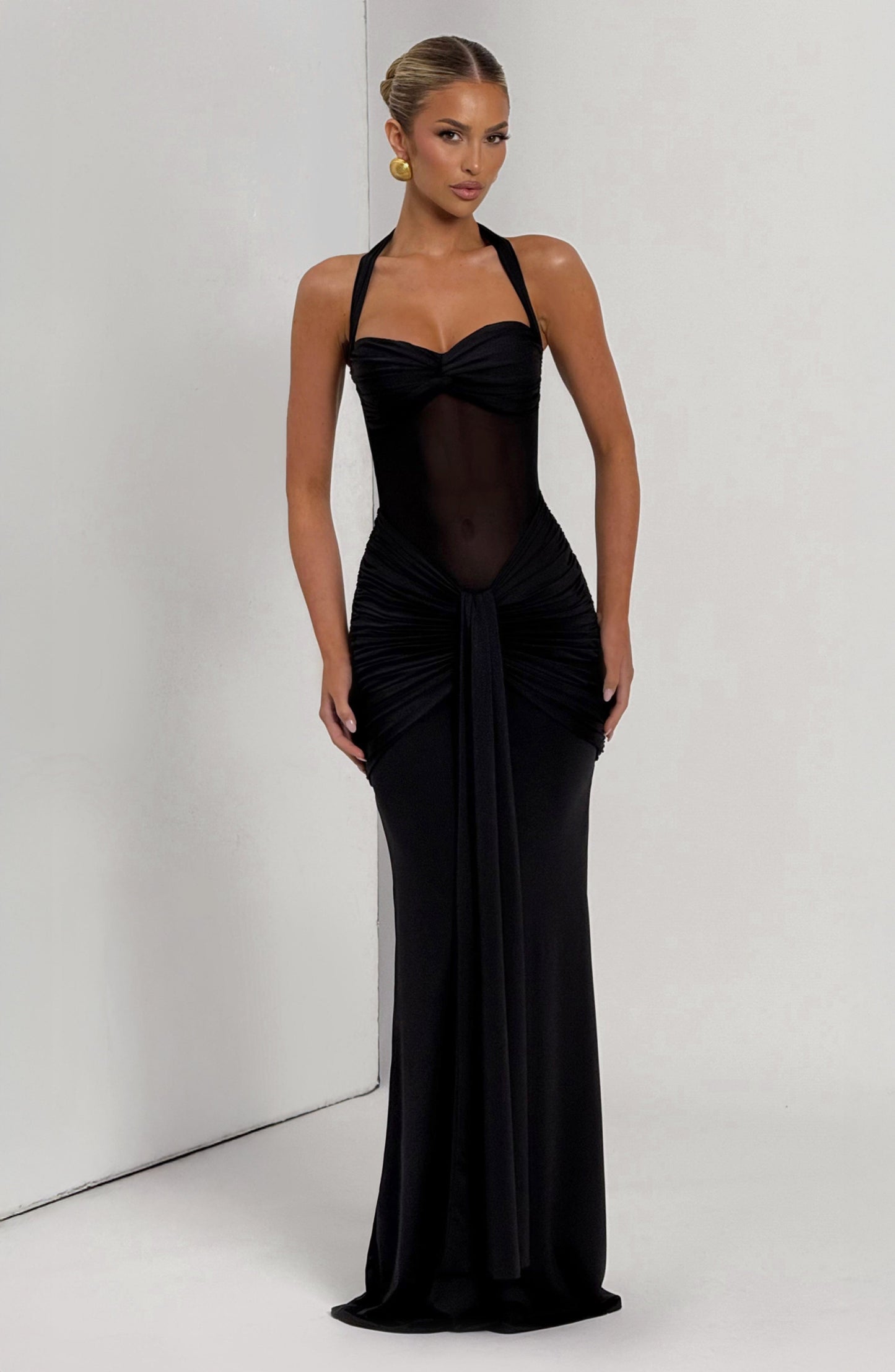 Koriora | Robe longue moulante élégante Evana
